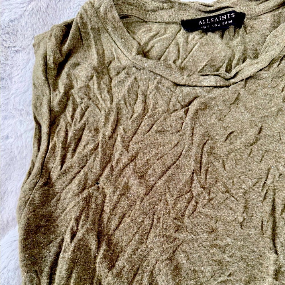 All Saints Green T-Shirt